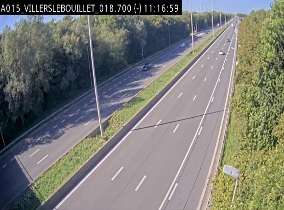<h2>Webcam autoroute Belgique - Villers-le-Bouillet - E42 direction Liège - BK 18.7</h2>
