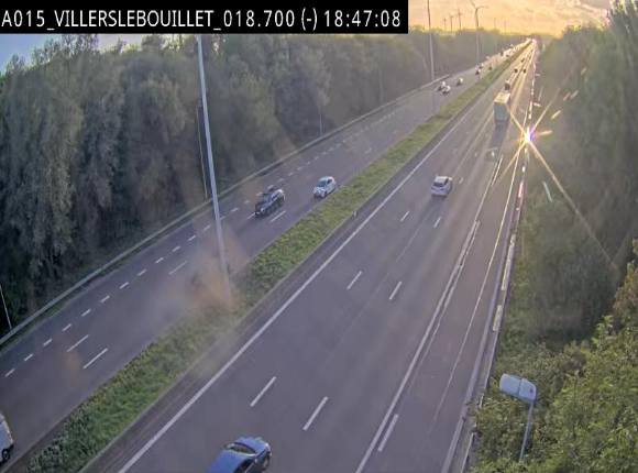 <h2>Webcam autoroute Belgique - Villers-le-Bouillet - E42 direction Liège - BK 18.7</h2>