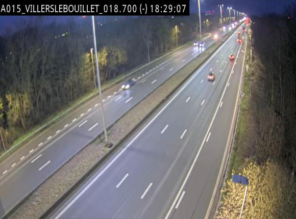 <h2>Webcam autoroute Belgique - Villers-le-Bouillet - E42 direction Liège - BK 18.7</h2>