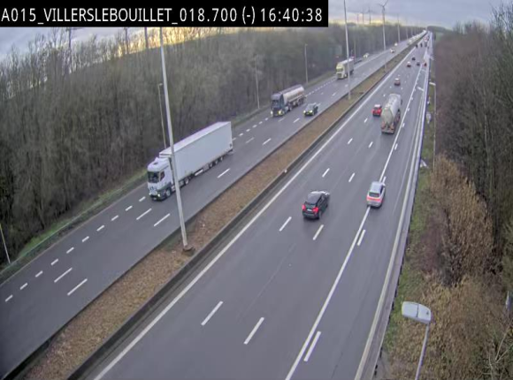 <h2>Webcam autoroute Belgique - Villers-le-Bouillet - E42 direction Liège - BK 18.7</h2>