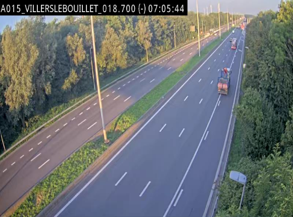 <h2>Webcam autoroute Belgique - Villers-le-Bouillet - E42 direction Liège - BK 18.7</h2>