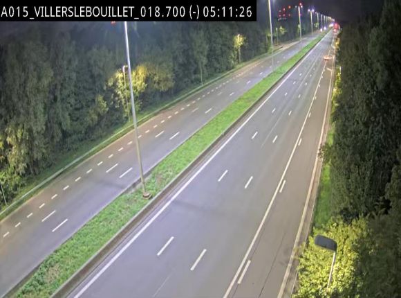 <h2>Webcam autoroute Belgique - Villers-le-Bouillet - E42 direction Liège - BK 18.7</h2>