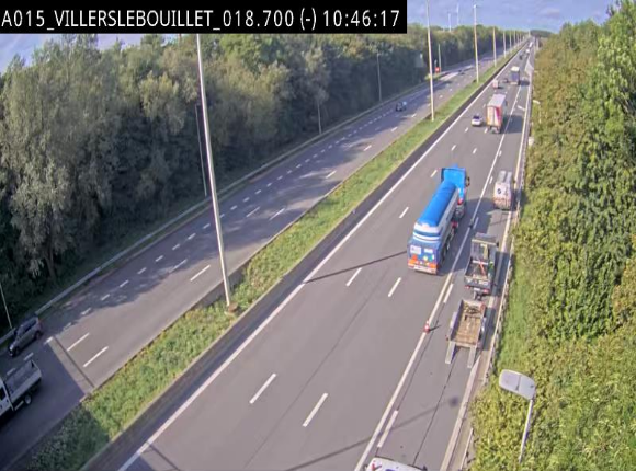 <h2>Webcam autoroute Belgique - Villers-le-Bouillet - E42 direction Liège - BK 18.7</h2>