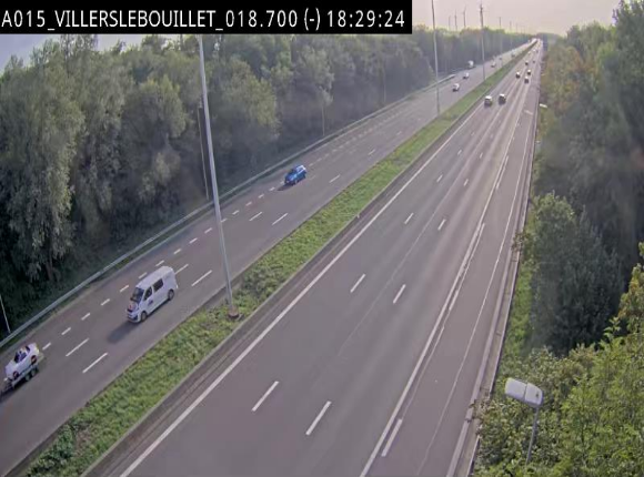 <h2>Webcam autoroute Belgique - Villers-le-Bouillet - E42 direction Liège - BK 18.7</h2>