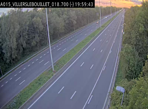 <h2>Webcam autoroute Belgique - Villers-le-Bouillet - E42 direction Liège - BK 18.7</h2>