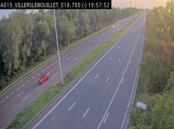 <h2>Webcam autoroute Belgique - Villers-le-Bouillet - E42 direction Liège - BK 18.7</h2>