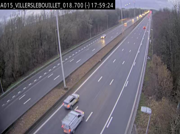<h2>Webcam autoroute Belgique - Villers-le-Bouillet - E42 direction Liège - BK 18.7</h2>