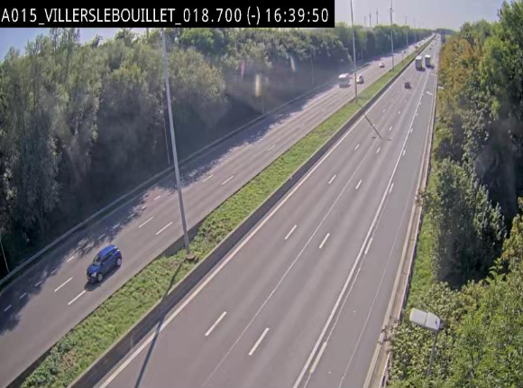 Webcam autoroute Belgique - Villers-le-Bouillet - E42 direction Liège - BK 18.7