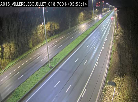 Webcam autoroute Belgique - Villers-le-Bouillet - E42 direction Liège - BK 18.7