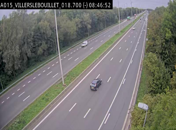 <h2>Webcam autoroute Belgique - Villers-le-Bouillet - E42 direction Liège - BK 18.7</h2>