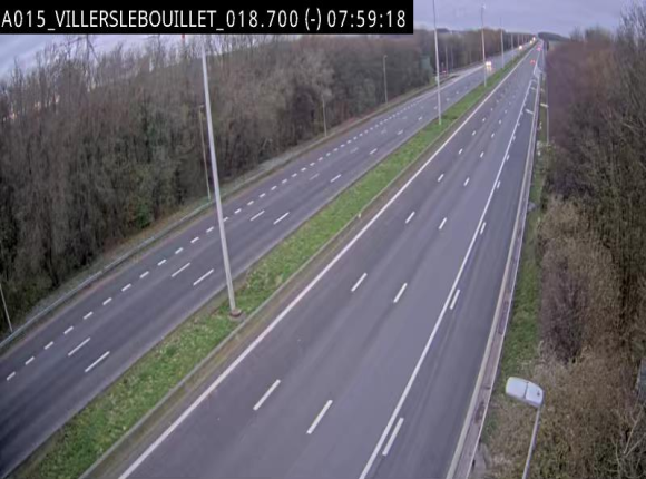 <h2>Webcam autoroute Belgique - Villers-le-Bouillet - E42 direction Liège - BK 18.7</h2>