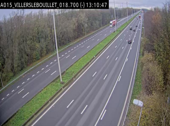 <h2>Webcam autoroute Belgique - Villers-le-Bouillet - E42 direction Liège - BK 18.7</h2>