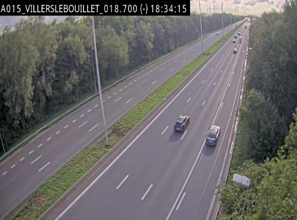 Webcam autoroute Belgique - Villers-le-Bouillet - E42 direction Liège - BK 18.7