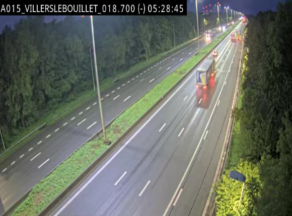 Webcam autoroute Belgique - Villers-le-Bouillet - E42 direction Liège - BK 18.7
