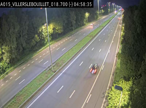 Webcam autoroute Belgique - Villers-le-Bouillet - E42 direction Liège - BK 18.7