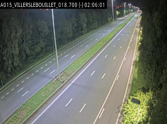 Webcam autoroute Belgique - Villers-le-Bouillet - E42 direction Liège - BK 18.7