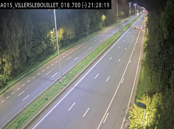 Webcam autoroute Belgique - Villers-le-Bouillet - E42 direction Liège - BK 18.7