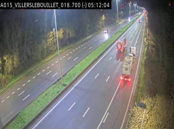 <h2>Webcam autoroute Belgique - Villers-le-Bouillet - E42 direction Liège - BK 18.7</h2>