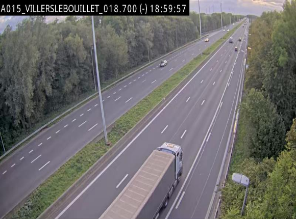 <h2>Webcam autoroute Belgique - Villers-le-Bouillet - E42 direction Liège - BK 18.7</h2>