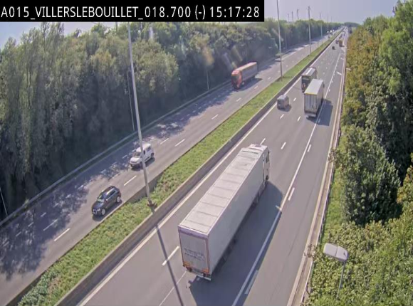 <h2>Webcam autoroute Belgique - Villers-le-Bouillet - E42 direction Liège - BK 18.7</h2>