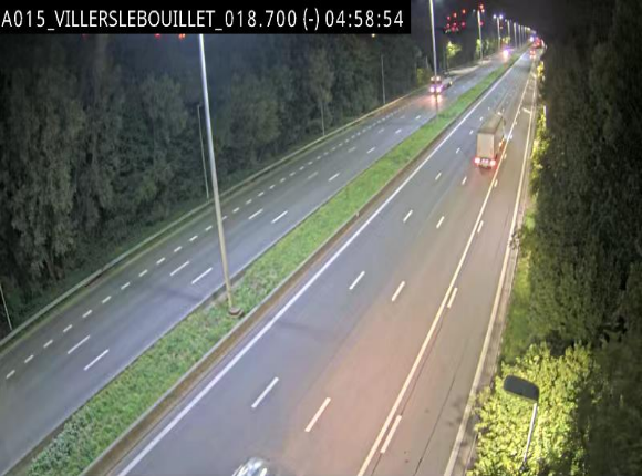 <h2>Webcam autoroute Belgique - Villers-le-Bouillet - E42 direction Liège - BK 18.7</h2>
