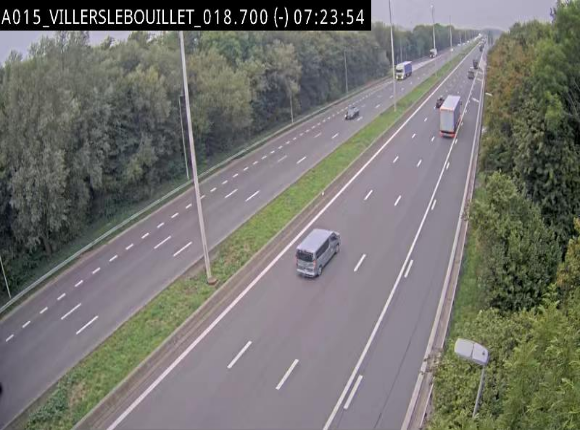 <h2>Webcam autoroute Belgique - Villers-le-Bouillet - E42 direction Liège - BK 18.7</h2>