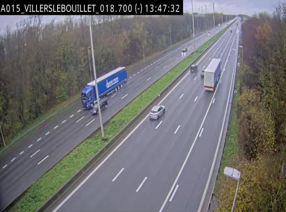 <h2>Webcam autoroute Belgique - Villers-le-Bouillet - E42 direction Liège - BK 18.7</h2>