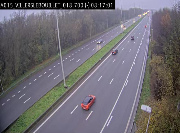 <h2>Webcam autoroute Belgique - Villers-le-Bouillet - E42 direction Liège - BK 18.7</h2>