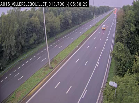 Webcam autoroute Belgique - Villers-le-Bouillet - E42 direction Liège - BK 18.7