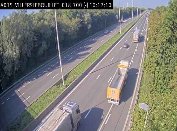 <h2>Webcam autoroute Belgique - Villers-le-Bouillet - E42 direction Liège - BK 18.7</h2>
