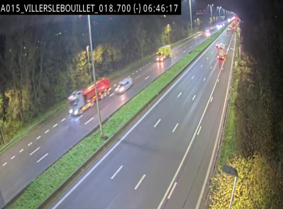 <h2>Webcam autoroute Belgique - Villers-le-Bouillet - E42 direction Liège - BK 18.7</h2>