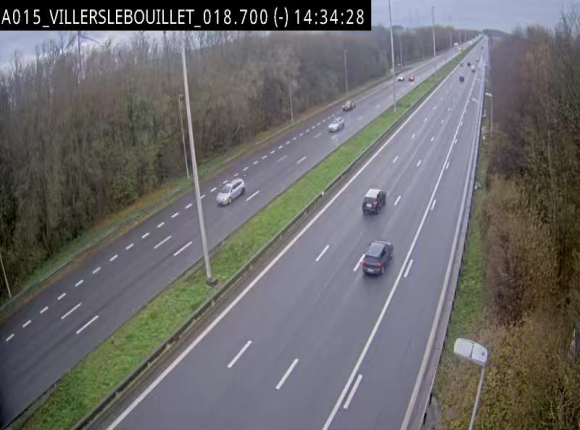 <h2>Webcam autoroute Belgique - Villers-le-Bouillet - E42 direction Liège - BK 18.7</h2>