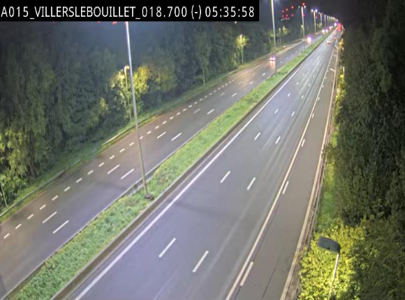 <h2>Webcam autoroute Belgique - Villers-le-Bouillet - E42 direction Liège - BK 18.7</h2>