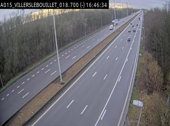 <h2>Webcam autoroute Belgique - Villers-le-Bouillet - E42 direction Liège - BK 18.7</h2>