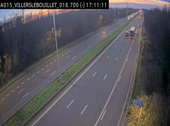 <h2>Webcam autoroute Belgique - Villers-le-Bouillet - E42 direction Liège - BK 18.7</h2>