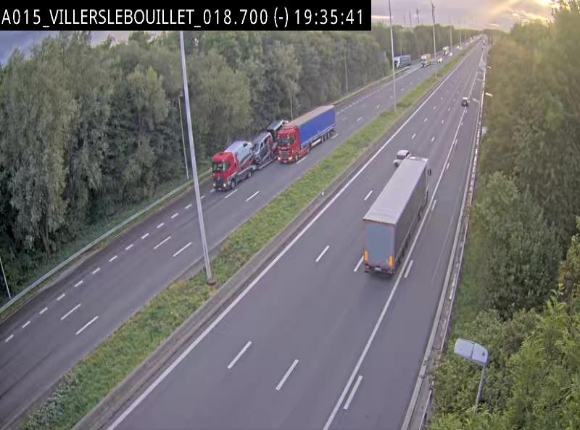 <h2>Webcam autoroute Belgique - Villers-le-Bouillet - E42 direction Liège - BK 18.7</h2>