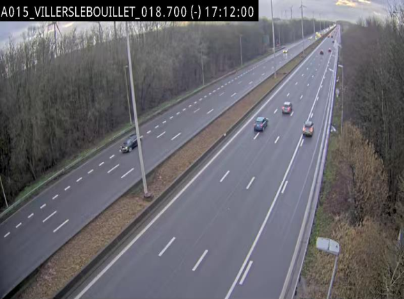 <h2>Webcam autoroute Belgique - Villers-le-Bouillet - E42 direction Liège - BK 18.7</h2>