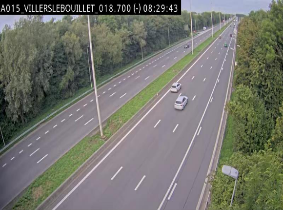 <h2>Webcam autoroute Belgique - Villers-le-Bouillet - E42 direction Liège - BK 18.7</h2>