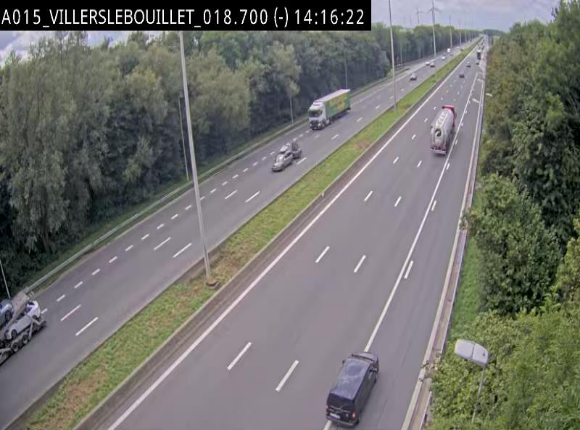 <h2>Webcam autoroute Belgique - Villers-le-Bouillet - E42 direction Liège - BK 18.7</h2>