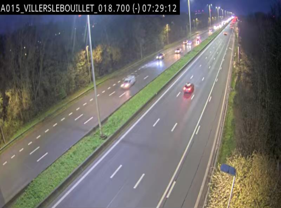 <h2>Webcam autoroute Belgique - Villers-le-Bouillet - E42 direction Liège - BK 18.7</h2>