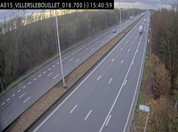<h2>Webcam autoroute Belgique - Villers-le-Bouillet - E42 direction Liège - BK 18.7</h2>