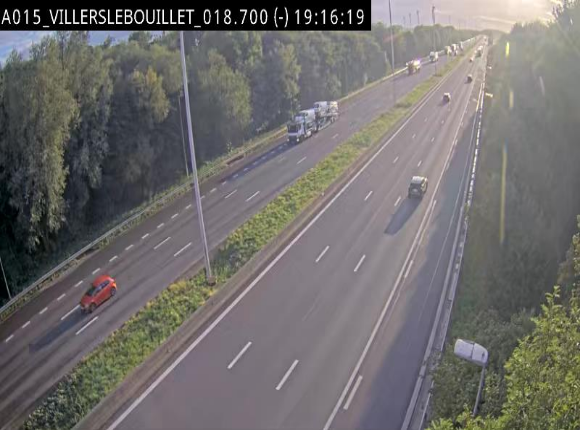 <h2>Webcam autoroute Belgique - Villers-le-Bouillet - E42 direction Liège - BK 18.7</h2>
