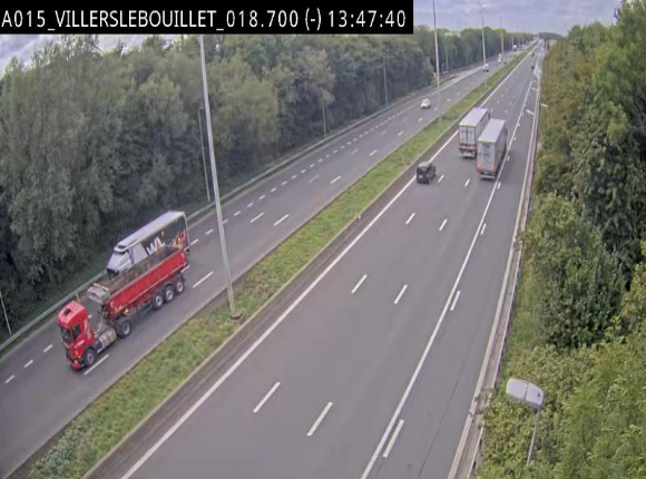 <h2>Webcam autoroute Belgique - Villers-le-Bouillet - E42 direction Liège - BK 18.7</h2>
