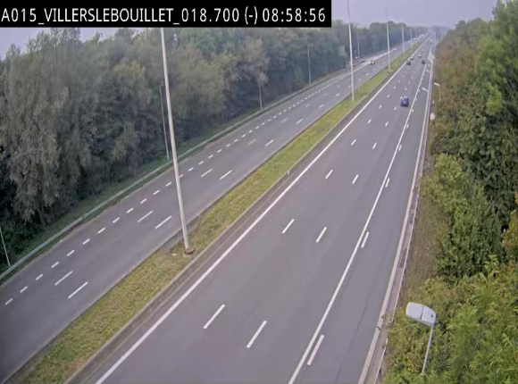 Webcam autoroute Belgique - Villers-le-Bouillet - E42 direction Liège - BK 18.7