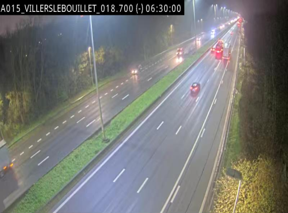 <h2>Webcam autoroute Belgique - Villers-le-Bouillet - E42 direction Liège - BK 18.7</h2>