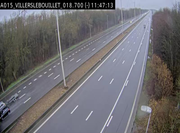 <h2>Webcam autoroute Belgique - Villers-le-Bouillet - E42 direction Liège - BK 18.7</h2>
