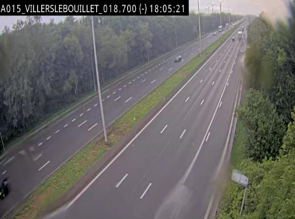 <h2>Webcam autoroute Belgique - Villers-le-Bouillet - E42 direction Liège - BK 18.7</h2>