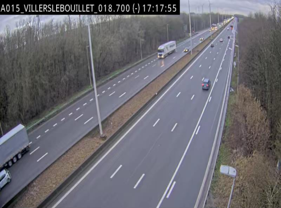 <h2>Webcam autoroute Belgique - Villers-le-Bouillet - E42 direction Liège - BK 18.7</h2>