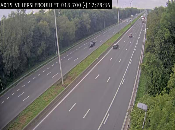 <h2>Webcam autoroute Belgique - Villers-le-Bouillet - E42 direction Liège - BK 18.7</h2>