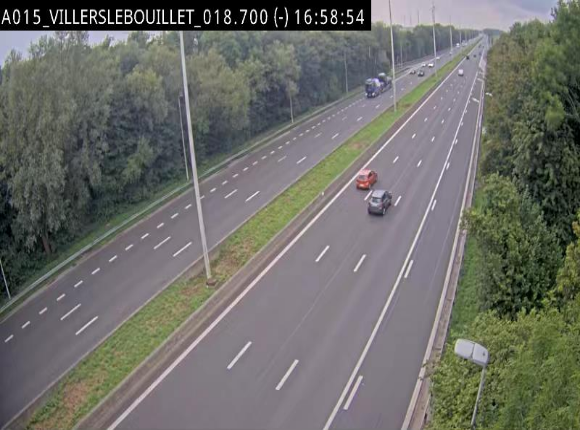 <h2>Webcam autoroute Belgique - Villers-le-Bouillet - E42 direction Liège - BK 18.7</h2>